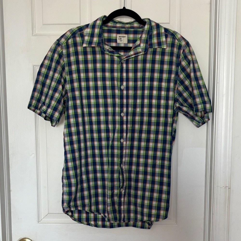 Old Navy Plaid Button Down Shirt